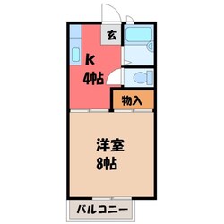 鶴田駅 徒歩18分 1階の物件間取画像